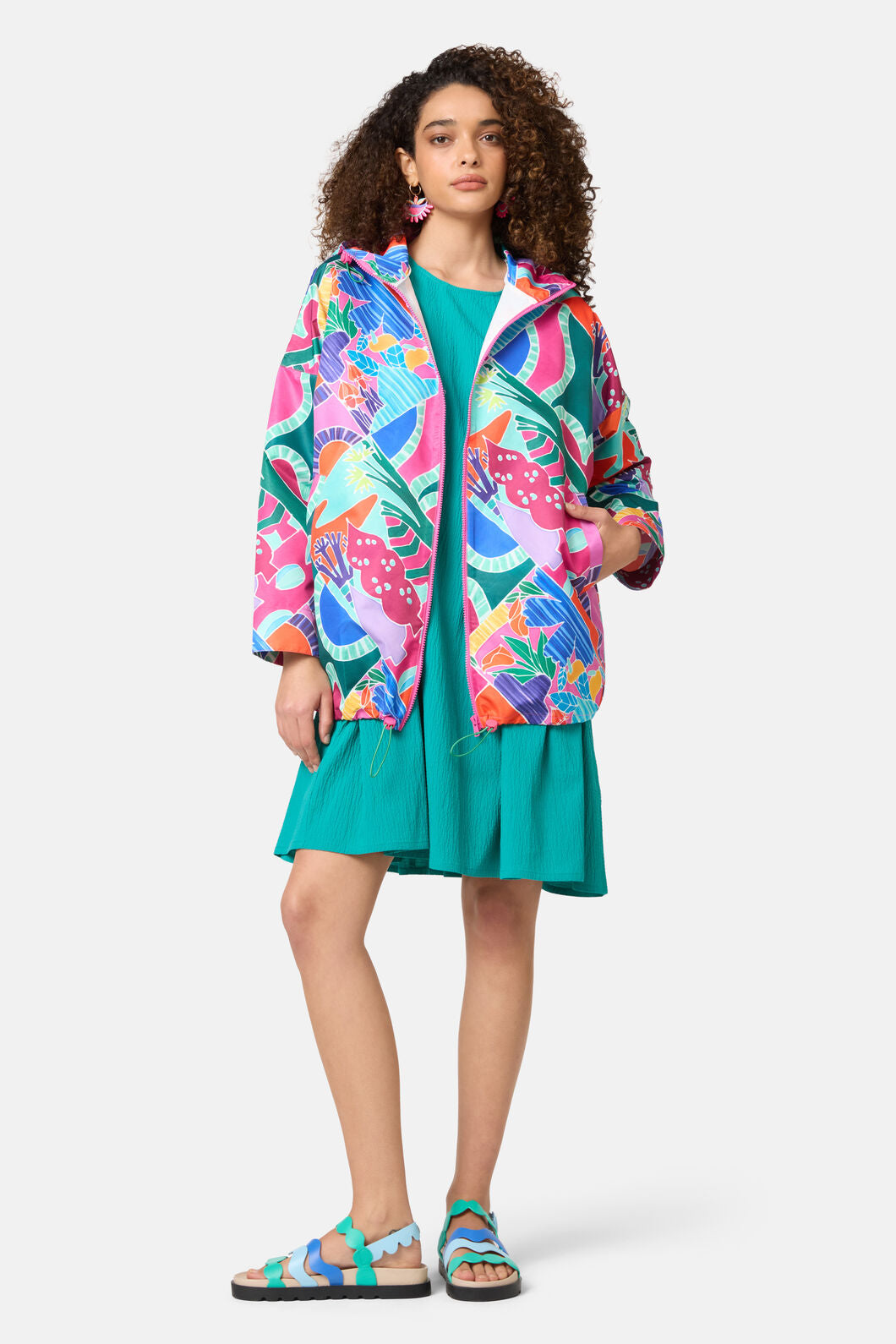 Gorman NZ - Caravan Printed Raincoat - print
