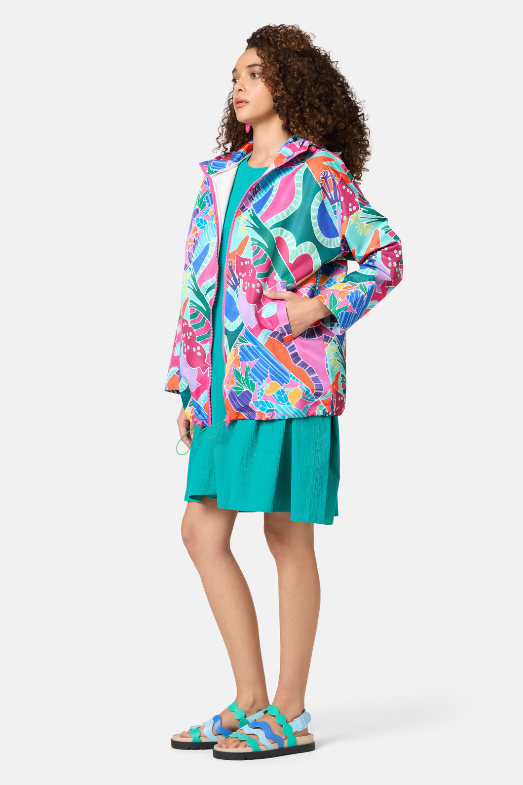 Gorman NZ - Caravan Printed Raincoat - print