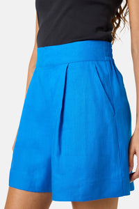 Gorman NZ - Millie Linen Short - blue