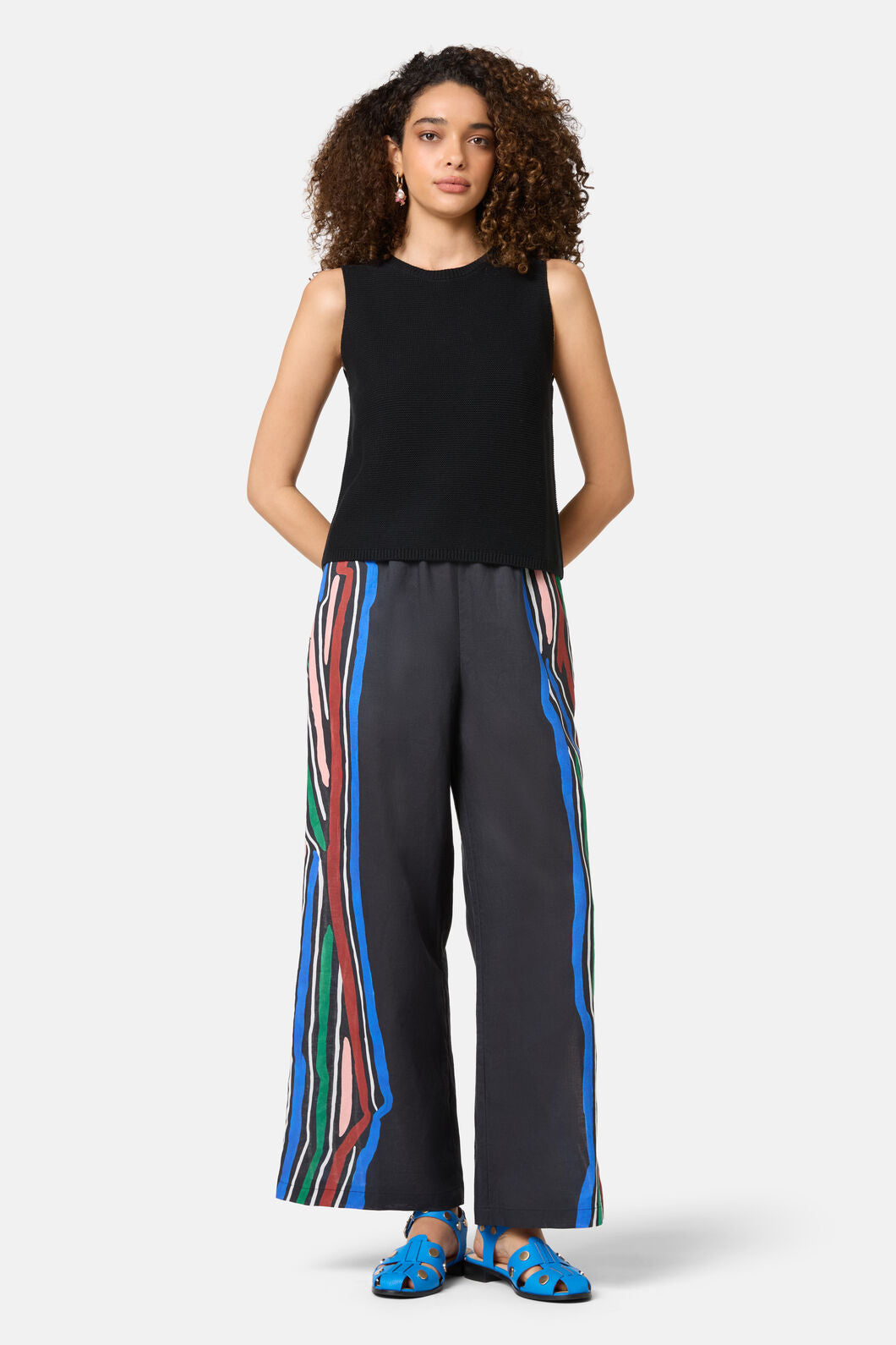 Gorman NZ - Hello There Knit Tank - black