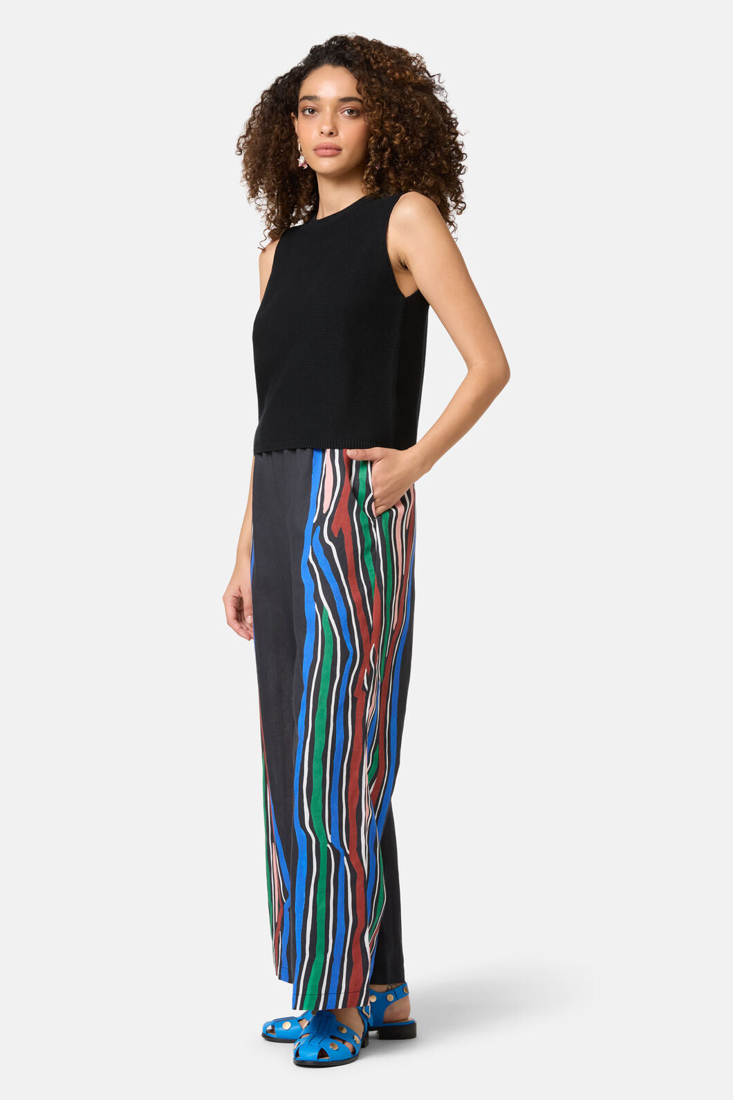 Gorman NZ - Hello There Knit Tank - black