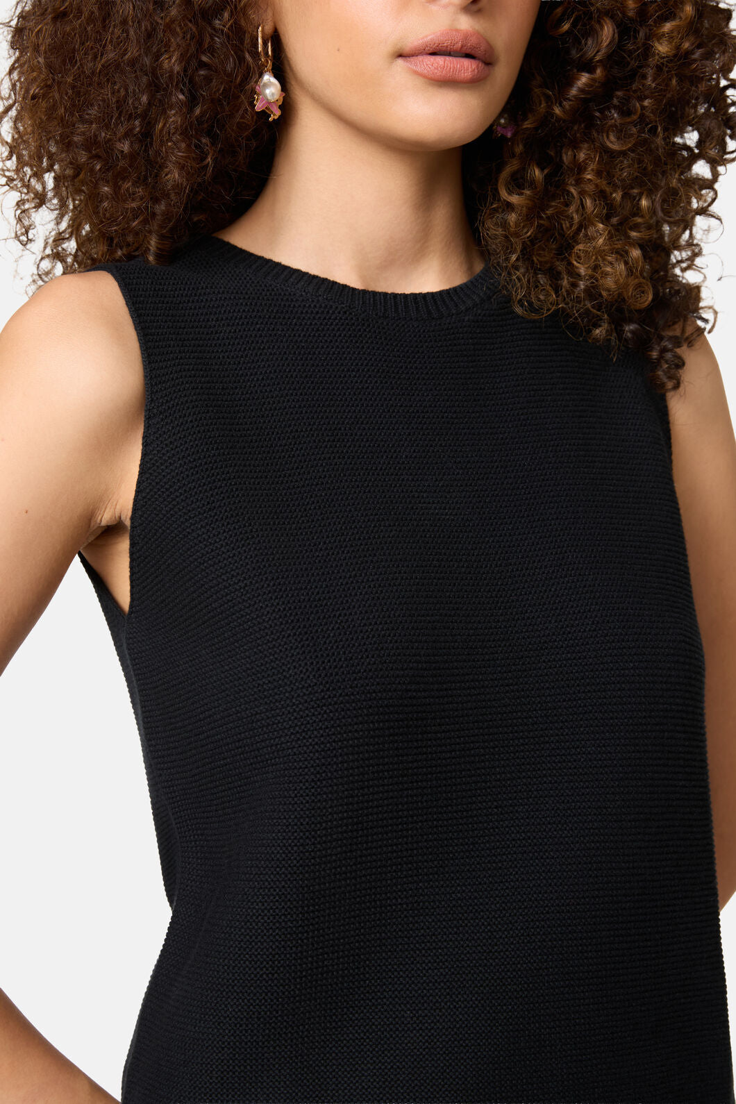 Gorman NZ - Hello There Knit Tank - black