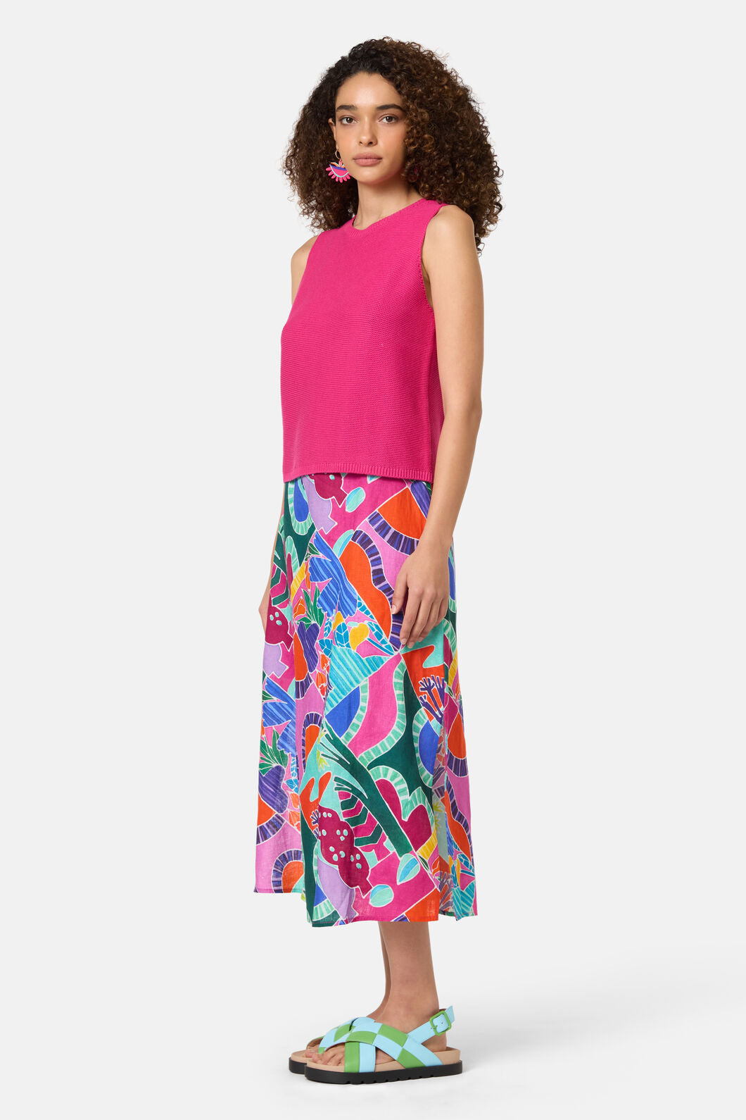 Gorman NZ - Hello There Knit Tank - pink