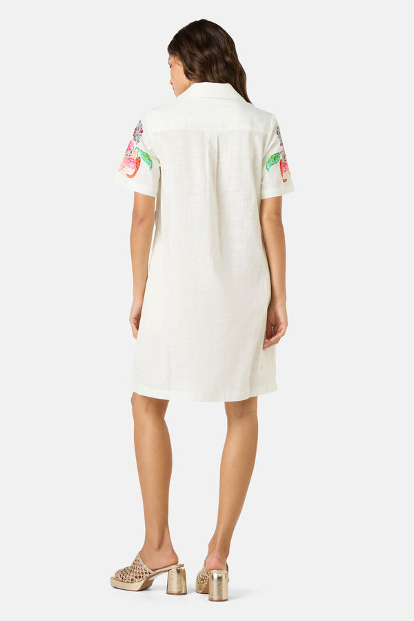 Gorman NZ - Mosaic Mile Cotton Shirt Dress - print