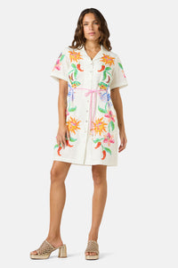 Gorman NZ - Mosaic Mile Cotton Shirt Dress - print