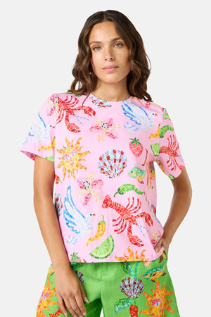 Gorman NZ - Mosaic Mile Print Classic Tee - print