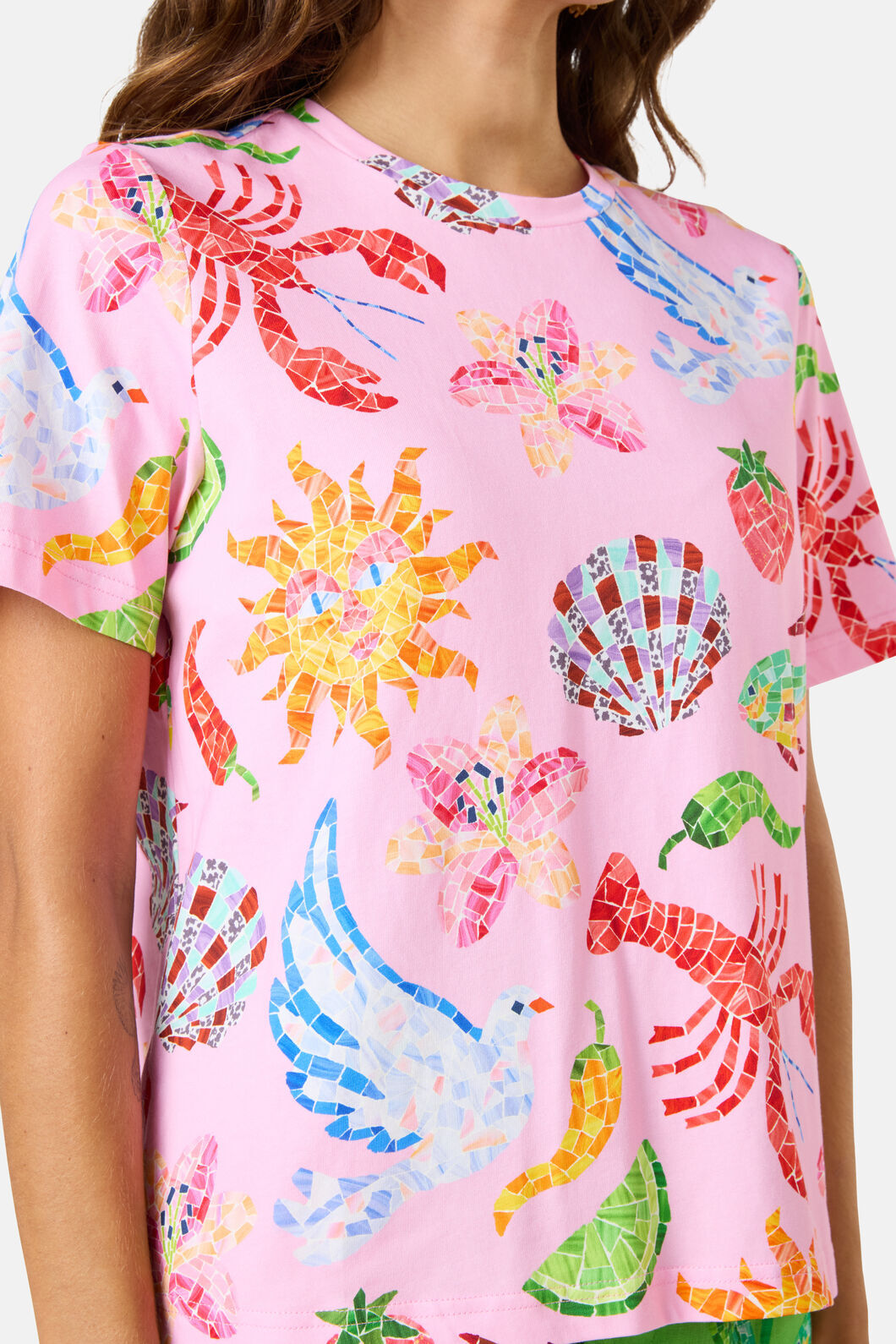 Gorman NZ - Mosaic Mile Print Classic Tee - print