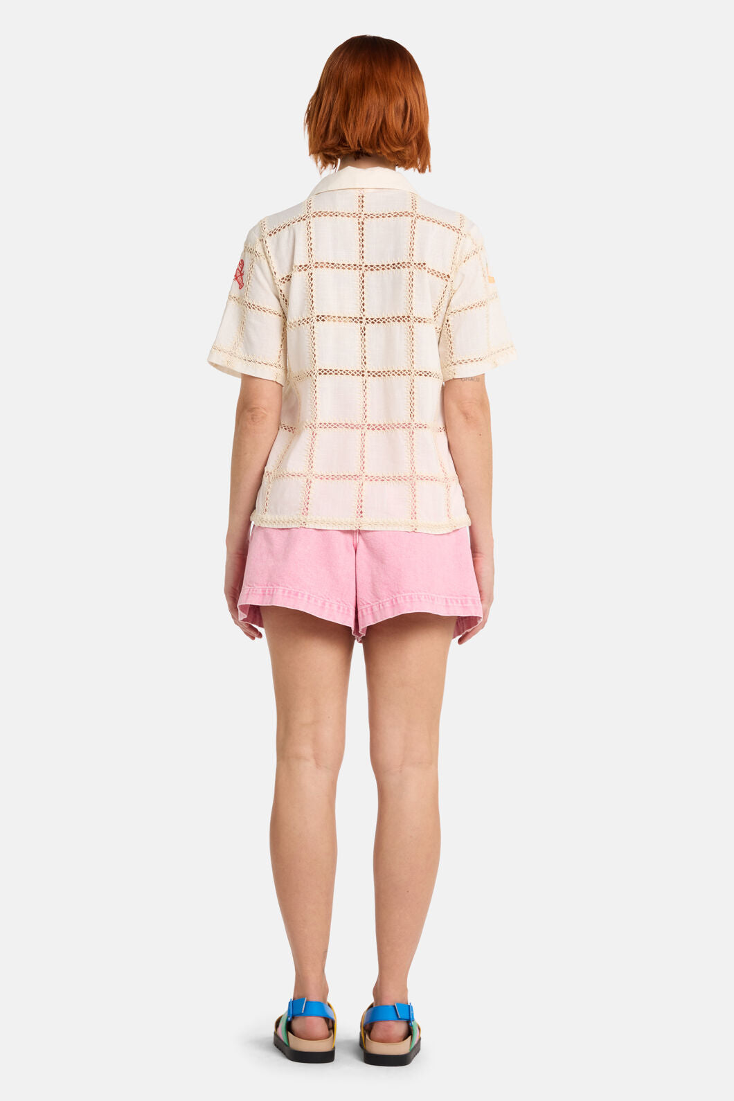 Gorman NZ - Mosaic Mile Embroidered Shirt - cream