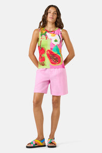 Gorman NZ - Pen Pals Printed Jersey Tank - print