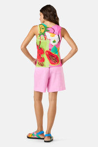 Gorman NZ - Pen Pals Printed Jersey Tank - print