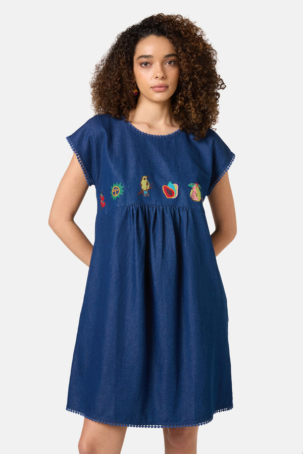 Gorman NZ - PostcardsChambrayBungalowDress - chambray