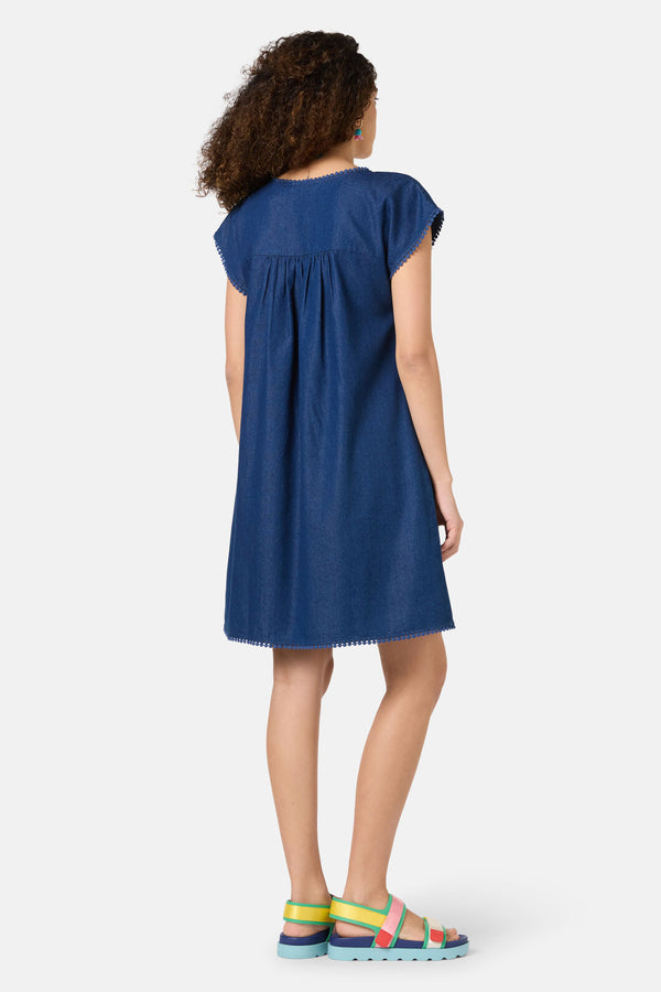 Gorman NZ - PostcardsChambrayBungalowDress - chambray