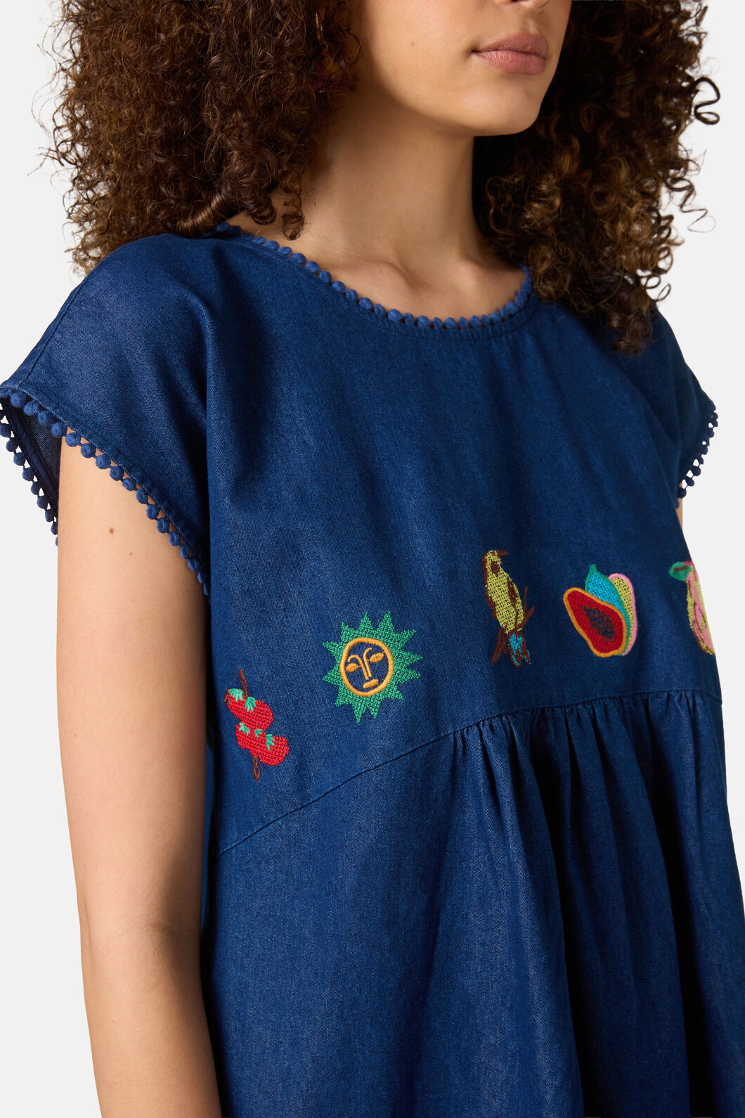 Gorman NZ - PostcardsChambrayBungalowDress - chambray