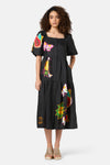 Gorman NZ - Pen Pals Tiered Linen Dress - print