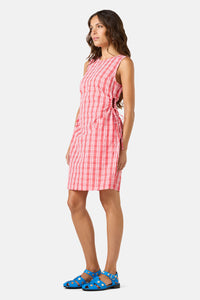Gorman NZ - Highland Check Mini Dress - red