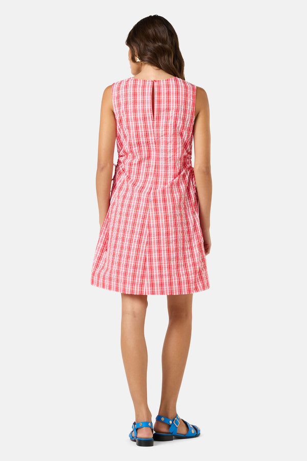 Gorman NZ - Highland Check Mini Dress - red