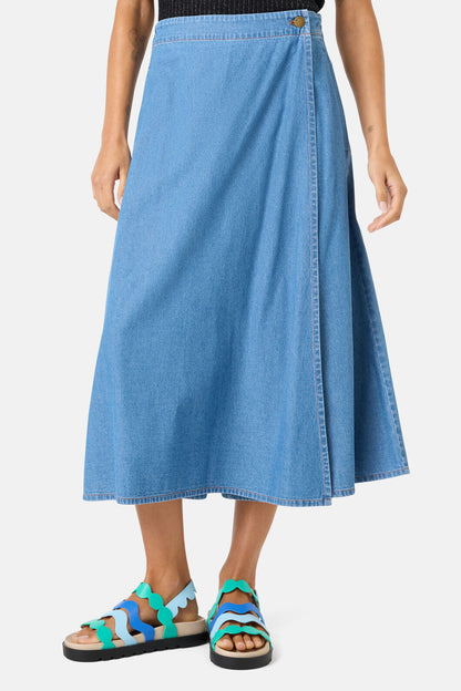 Gorman NZ - Summer Tomasa Skort - mid-blue