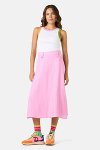 Gorman NZ - Summer Linen Tomasa Skort - pink