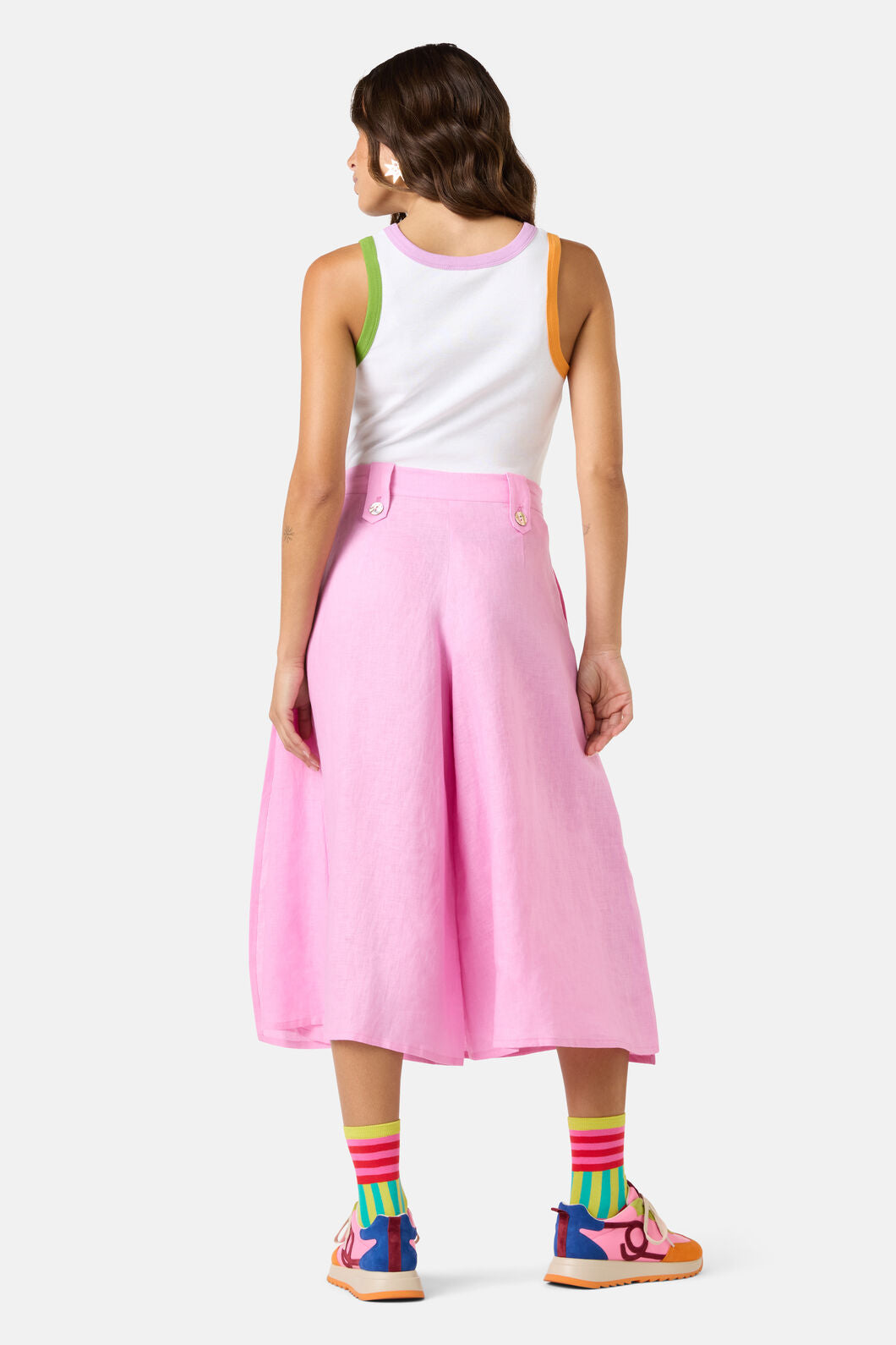 Gorman NZ - Summer Linen Tomasa Skort - pink