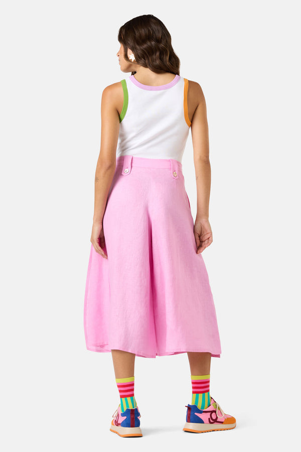 Gorman NZ - Summer Linen Tomasa Skort - pink