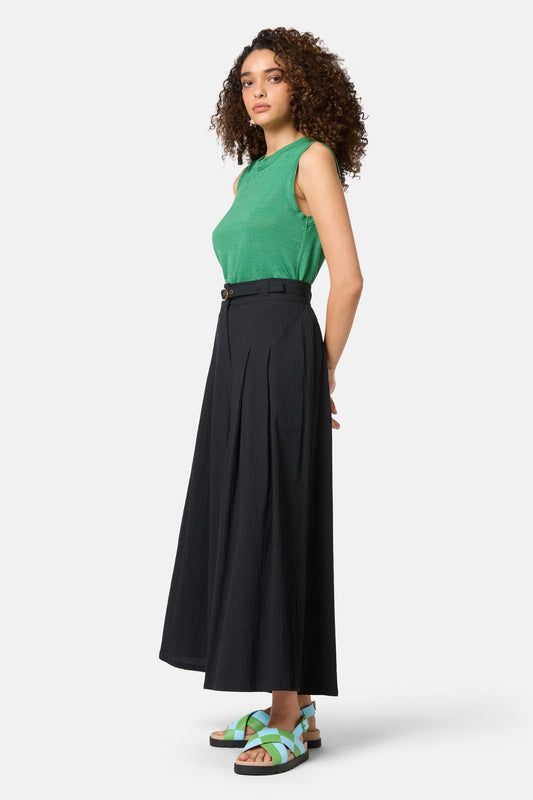 Gorman NZ - Pucker Up Cotton Skort - black