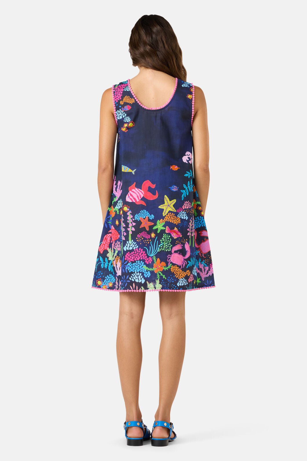 Gorman NZ - Fish Ahoy Print Holiday Dress - print