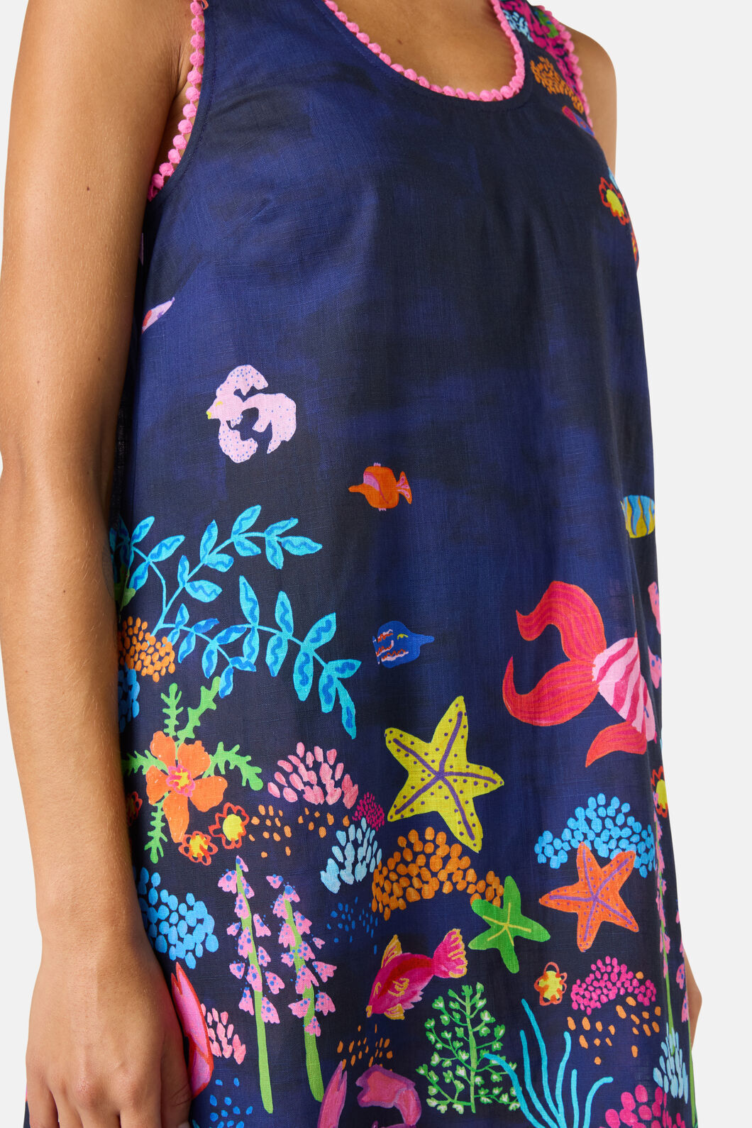 Gorman NZ - Fish Ahoy Print Holiday Dress - print