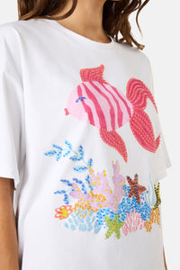 Gorman NZ - Fish Ahoy Relaxed Tee - print