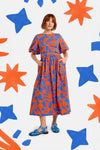 Gorman NZ - FirecrackerPrintCttnMidiDress - print