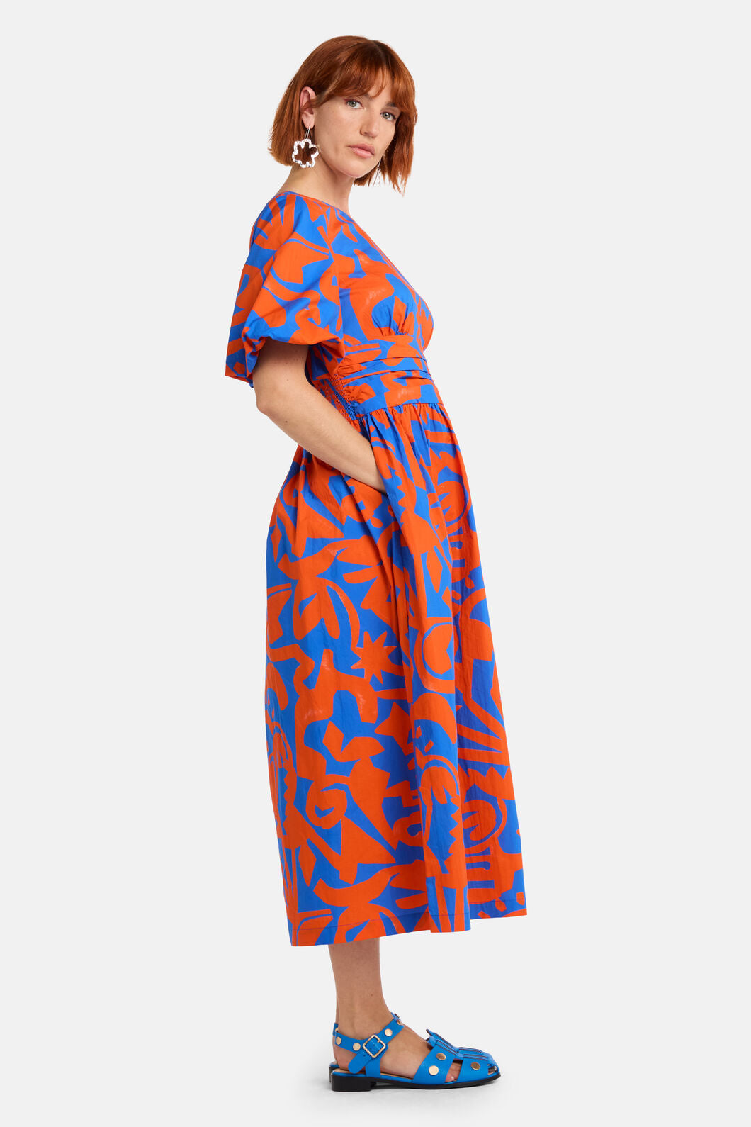 Gorman NZ - FirecrackerPrintCttnMidiDress - print