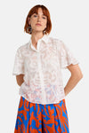 Gorman NZ - Firecracker Burnout Shirt - white