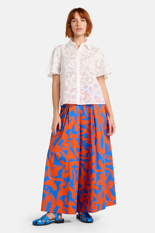 Gorman NZ - Firecracker Burnout Shirt - white