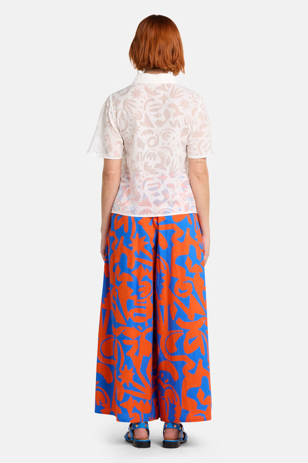 Gorman NZ - Firecracker Burnout Shirt - white