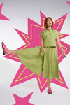Gorman NZ - Ready Check Cotton Culotte - green