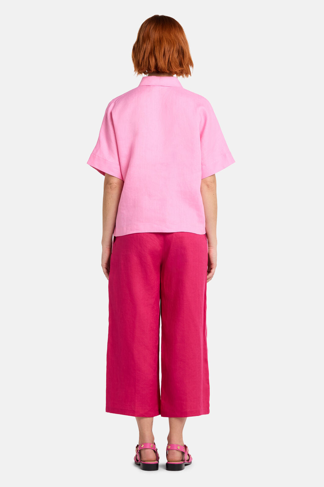 Gorman NZ - Path Your Way Linen Shirt - pink