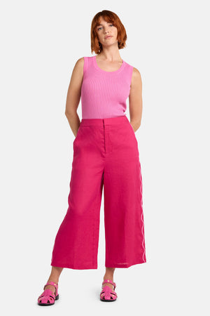 Gorman NZ - Path Your Way Linen Pant - pink