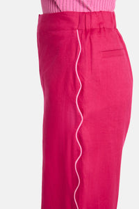 Gorman NZ - Path Your Way Linen Pant - pink