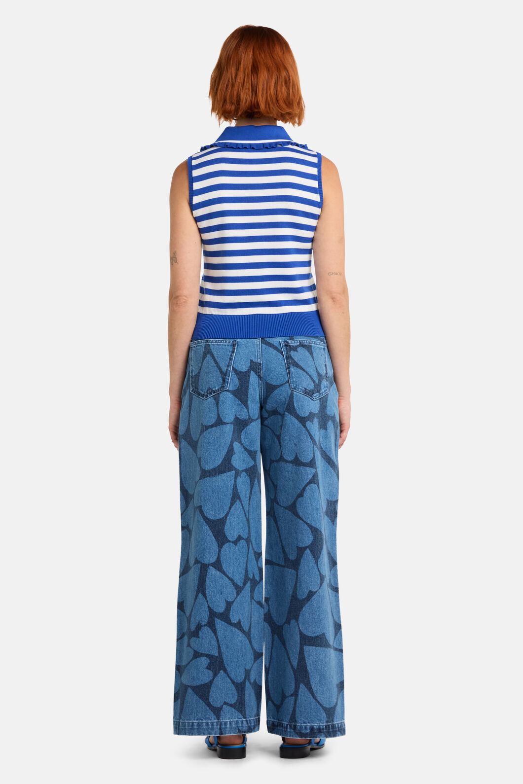 Gorman NZ - Sailor Collar Knit Top - blue
