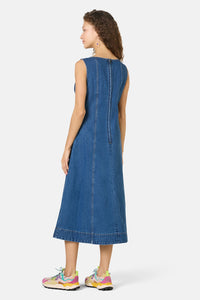 Gorman NZ - Forget Me Not Denim Midi Dress - denim