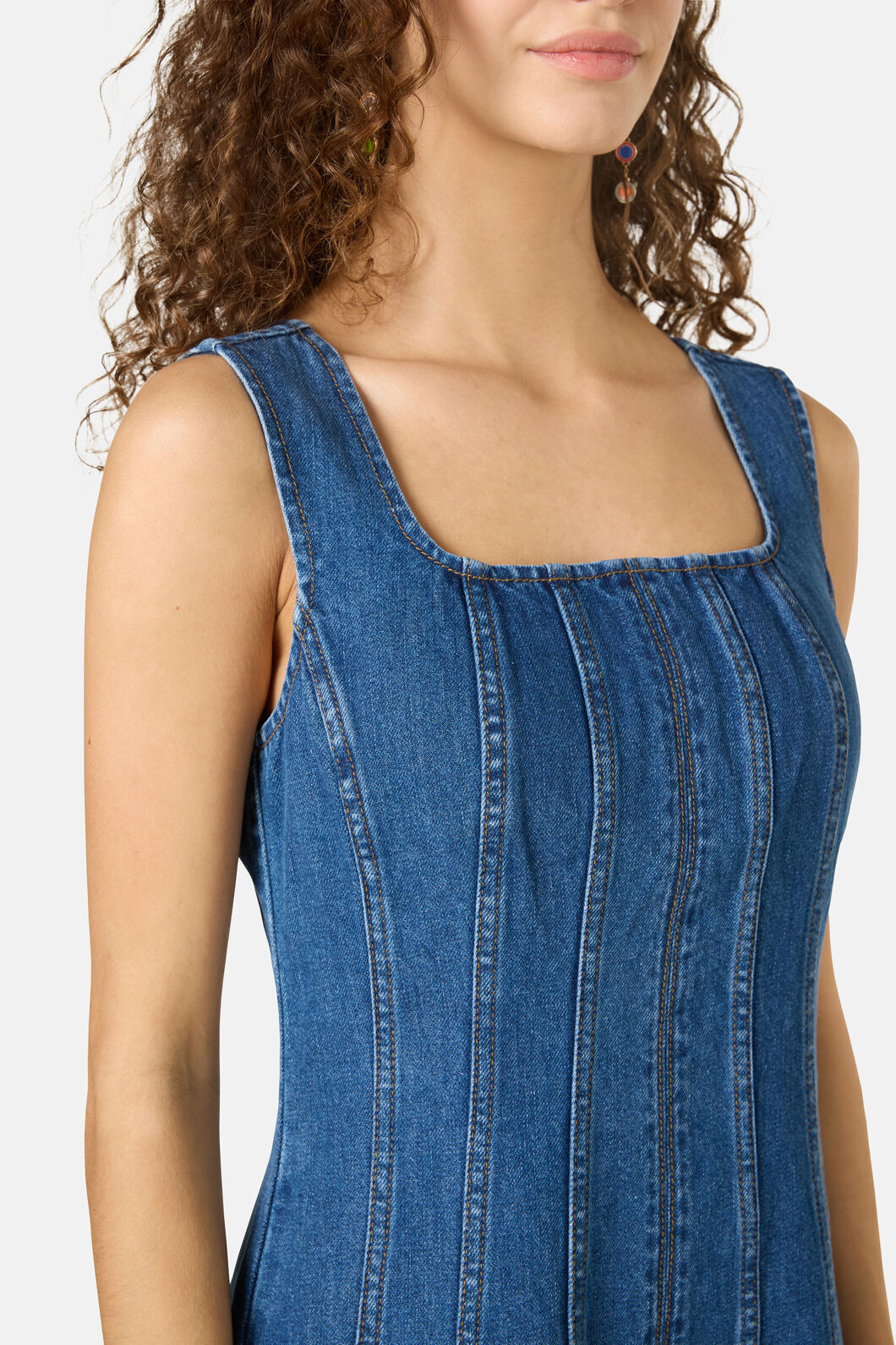 Gorman NZ - Forget Me Not Denim Midi Dress - denim
