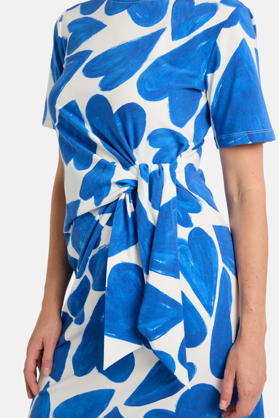 Gorman NZ - Heartbeat Print Tee Dress - blue