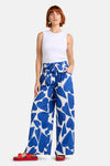Gorman NZ - Heartbeat Print Wide Pant - blue