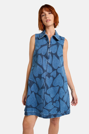 Gorman NZ - Heartbeat Denim Tie Dress - denim