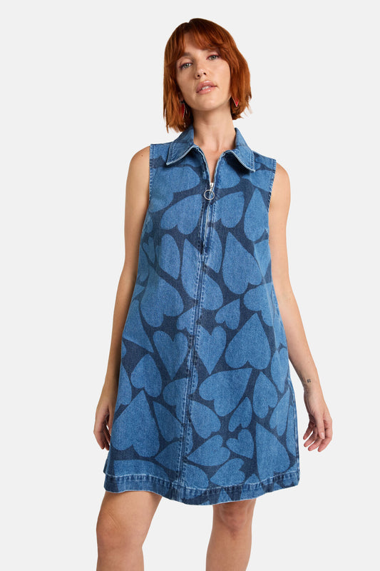 Gorman NZ - Heartbeat Denim Tie Dress - denim