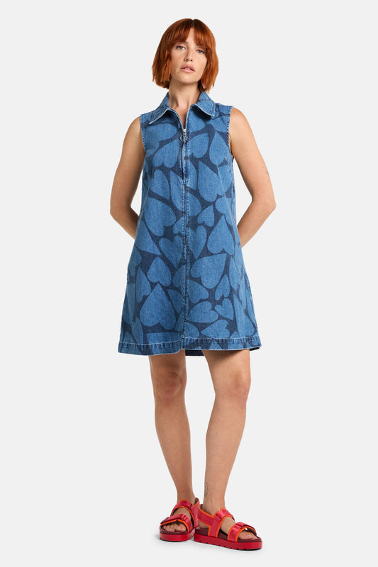 Gorman NZ - Heartbeat Denim Tie Dress - denim