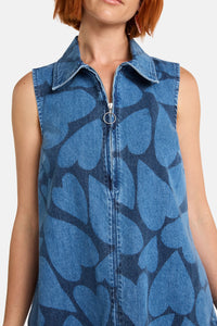 Gorman NZ - Heartbeat Denim Tie Dress - denim