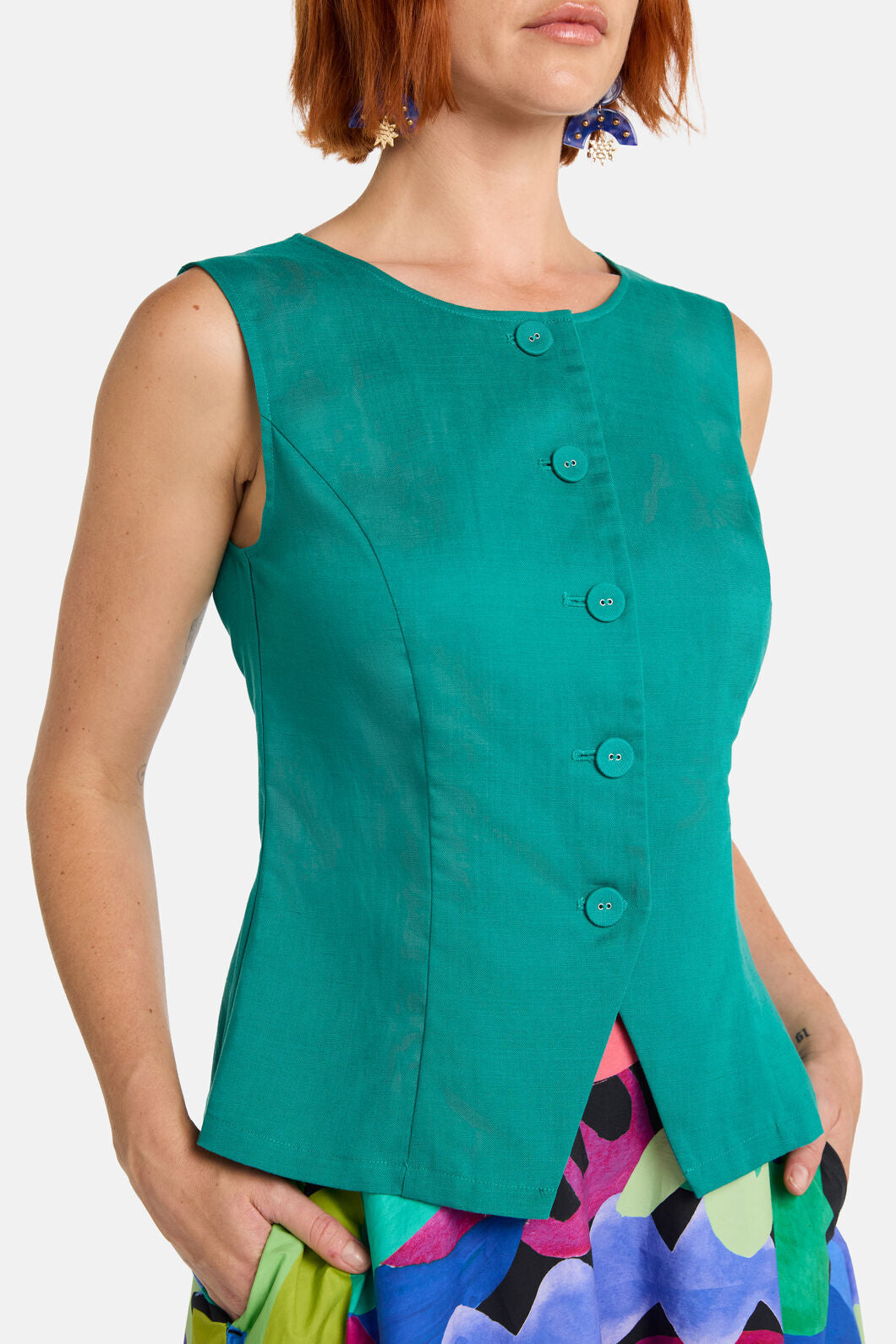 Gorman NZ - Sweetheart Top - green