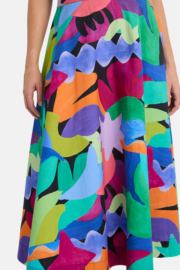 Gorman NZ - Tangled Tropic Midi Skirt - print