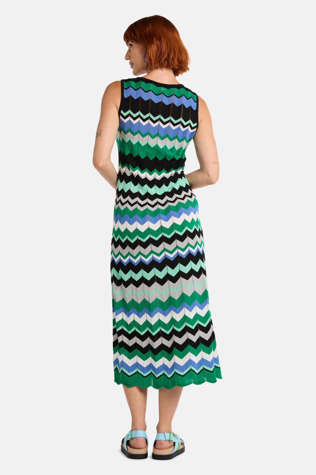 Gorman NZ - Tropic Zigzag Knit Dress - multi