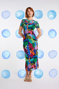 Gorman NZ - Tangled Tropic Mesh Dress - print